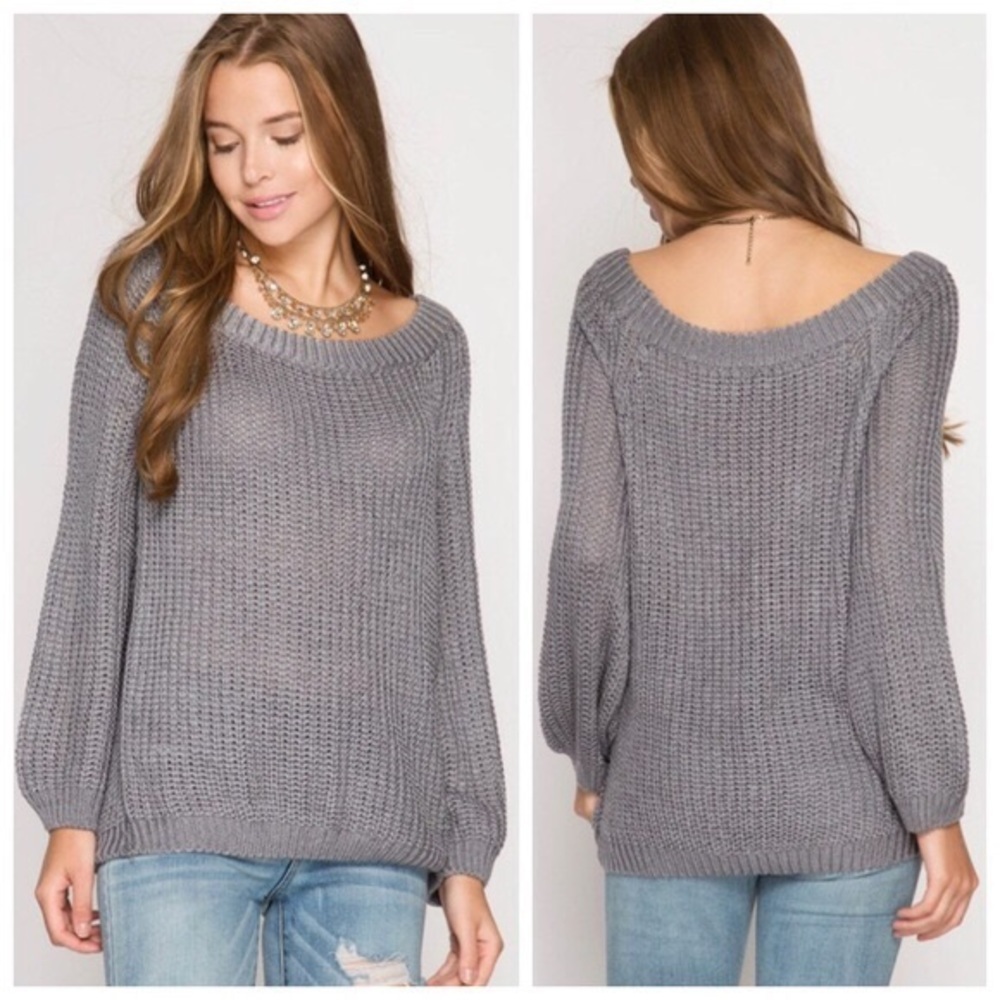 Grey sweater
